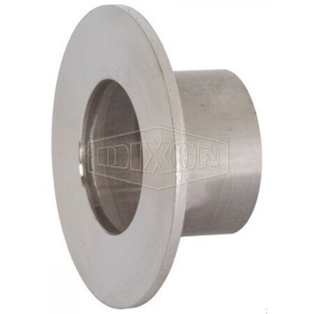 Dixon Type A Stub End, 3 in Nominal, Butt Welded End Style, 316L SS, Domestic 14VB-R300
